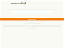 Tablet Screenshot of amatorlandia.pl